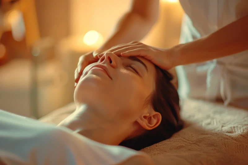 Massage liftant du visage